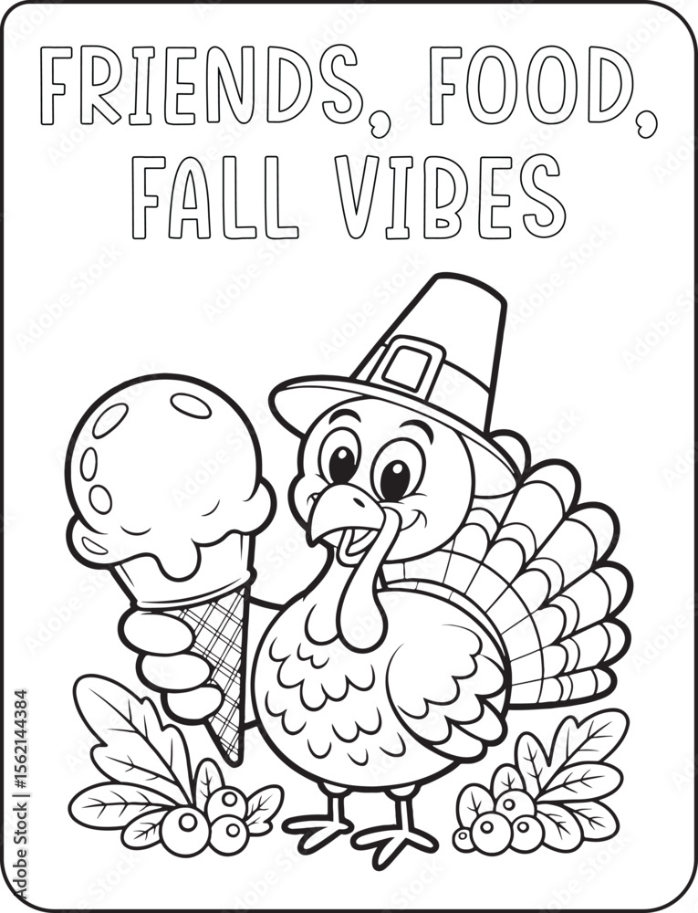 Obraz premium 13 Bold and Easy Thanksgiving for coloring pages