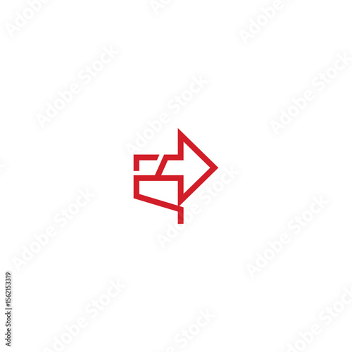 Arrow dog head logo idea.
