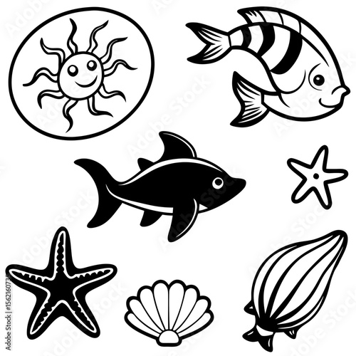 Marine Creatures Set