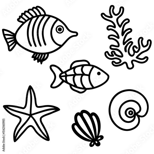 Marine Creatures Set
