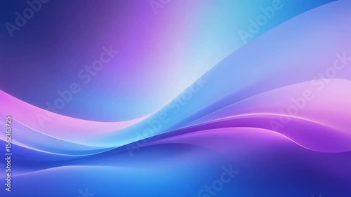 Wallpaper Mural 幻想的な青紫グラデーションのオーロラ背景 – Abstract Aurora Gradient Background in Soft Blue and Purple Tones Torontodigital.ca