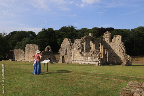 easby abbey in richmond england