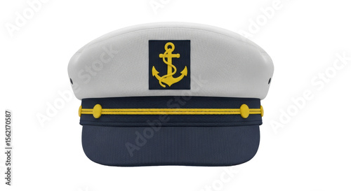 Isolated Captain's Hat