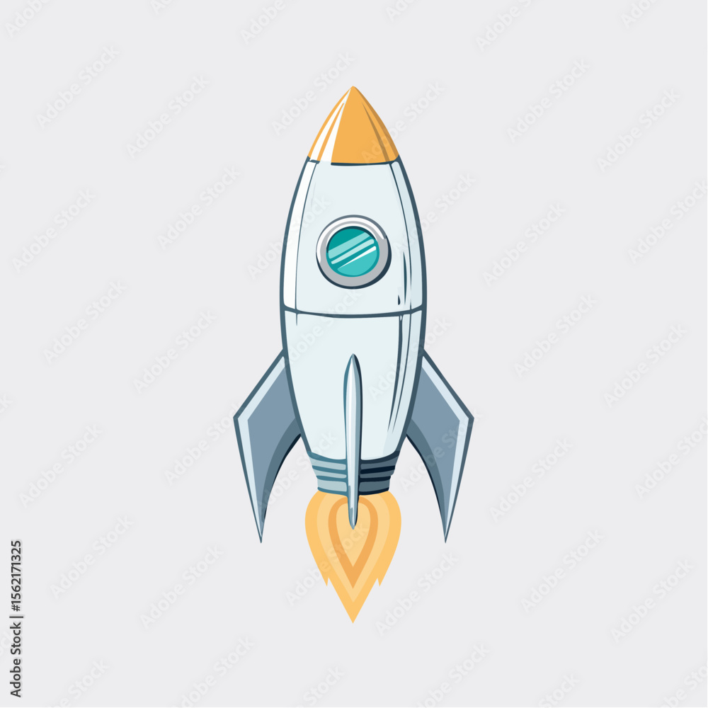 Pixel Art Rocket Launching into Space Pixel Art Rocket Launching into Space