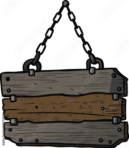 Hanging Sign Concept Vector Art, Icons, and Graphics 
