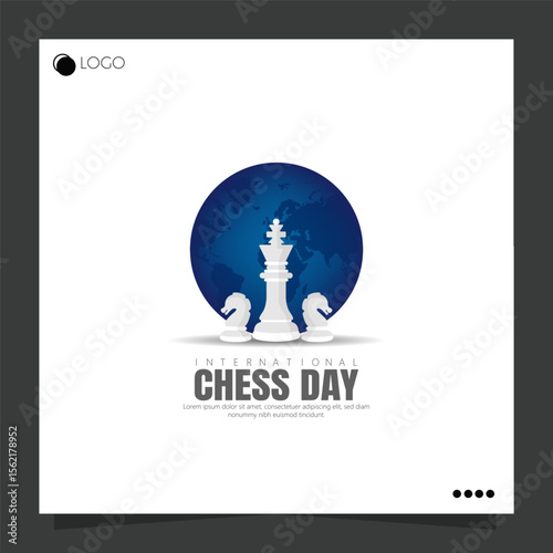 International Chess Day, celebrated on July 20th, honors the game of chess.