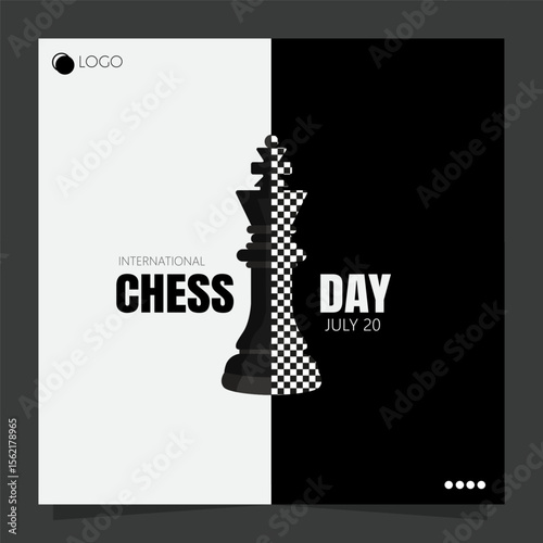 International Chess Day, celebrated on July 20th, honors the game of chess.