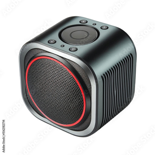 Modern Bluetooth speaker transparent