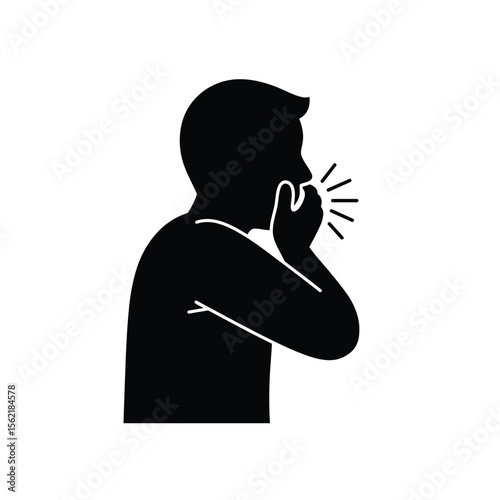 silhouette of a man