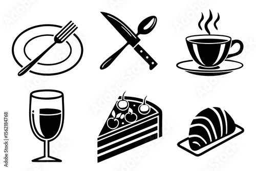 food icons set