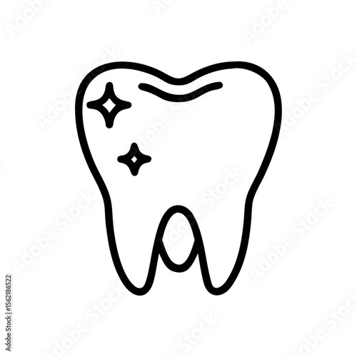 vector tooth icon