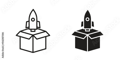 Product release icon. modern vector symbols set