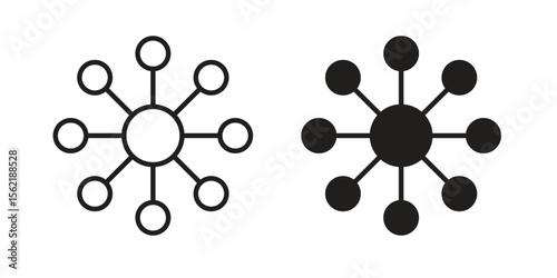 Multichannel icon. modern vector symbols set