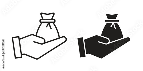 Inheritance law icon. modern vector symbols set