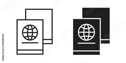 Immigration icon. modern vector symbols set