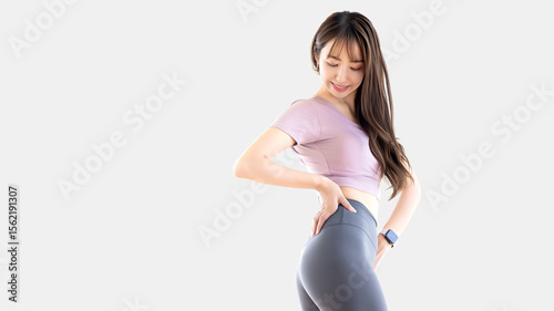 Konstfotografi ボディラインをチェックする女性