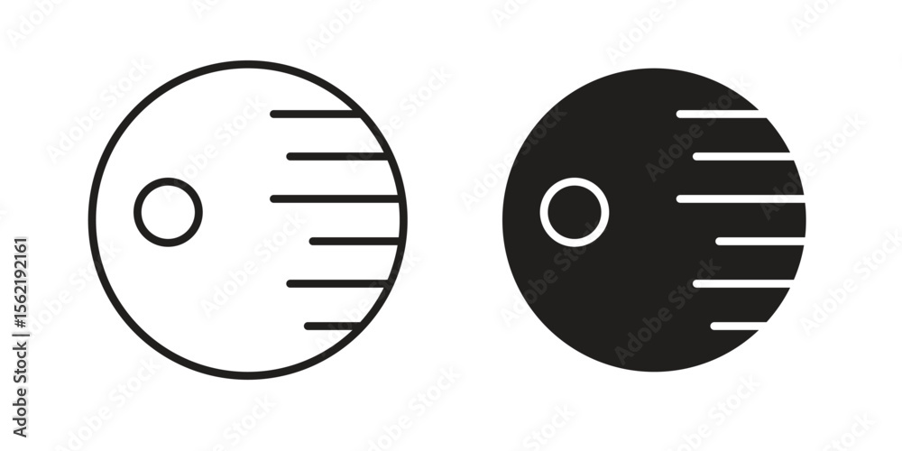 Death star icon. modern vector symbols set