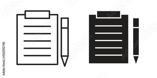 Contract icon. modern vector symbols set