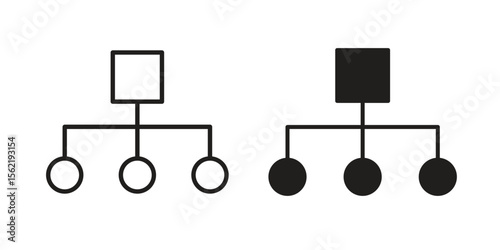 classification icon. modern vector symbols set