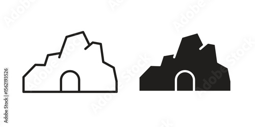 cave icon. modern vector symbols set