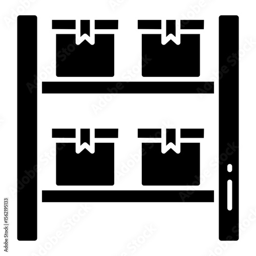 Premium download icon of parcel racks