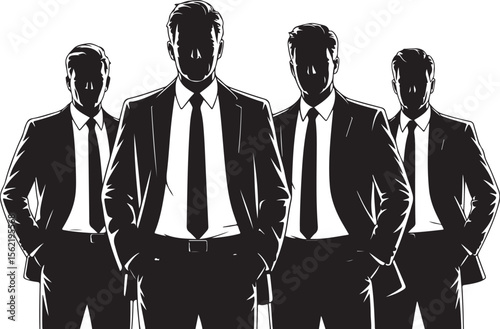Businessman Corporate Figure Vector design bundle