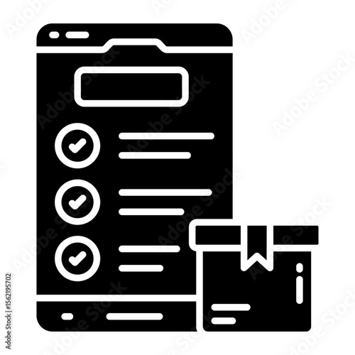 Perfect design icon of logistic list