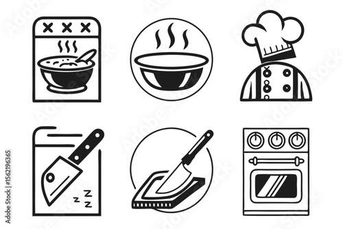 set of kitchen tools