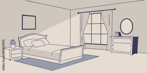 interior of a bedroom