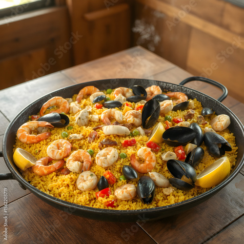 Receta tradicional española en imagen realista