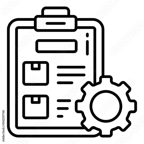 Perfect design icon of list management