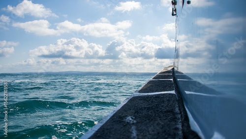 Fototapeta Naklejka Na Ścianę i Meble -  Boat in the sea