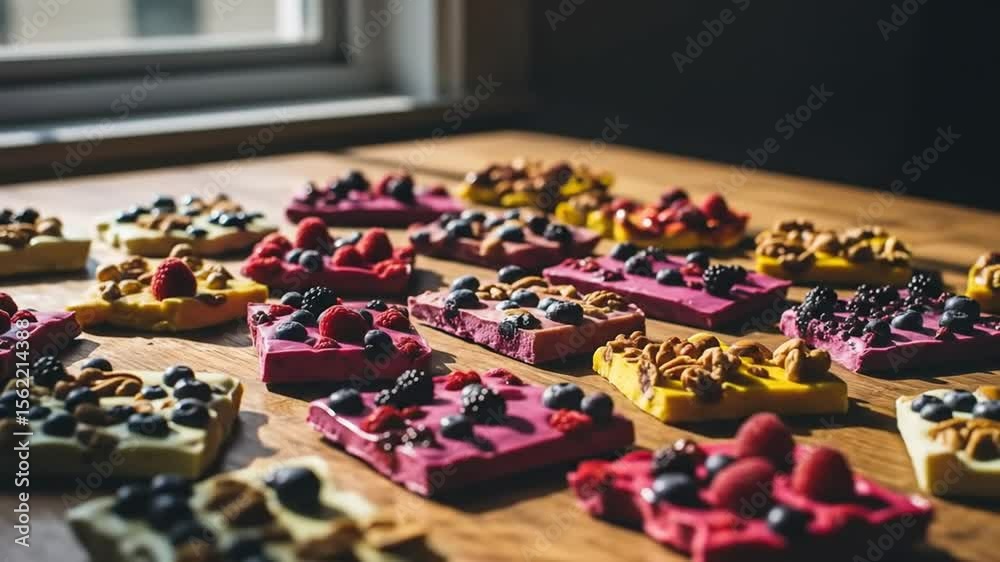 Summer Fruit and Nut Chocolate Bark Treats Summer Fruit and Nut Chocolate Bark Treats
