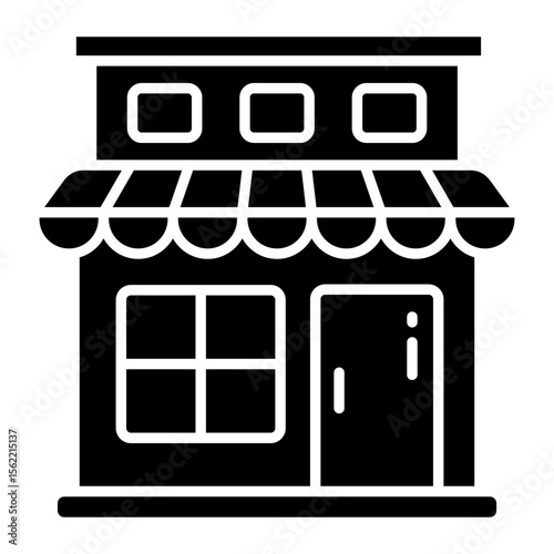 Modern design of shop building