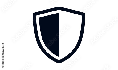 Collection of shield silhouettes vector