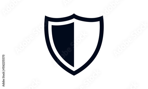 Collection of shield silhouettes vector