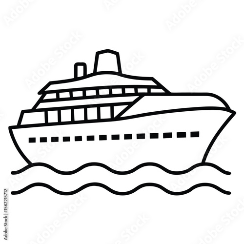 Cruise Ship Ocean Liner Vessel Travel Vacation Sea
