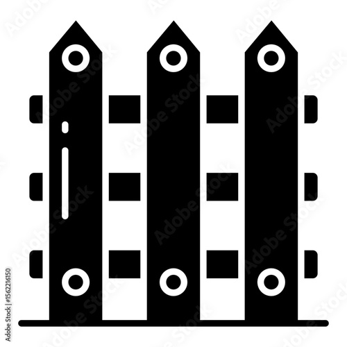 An icon design of fence