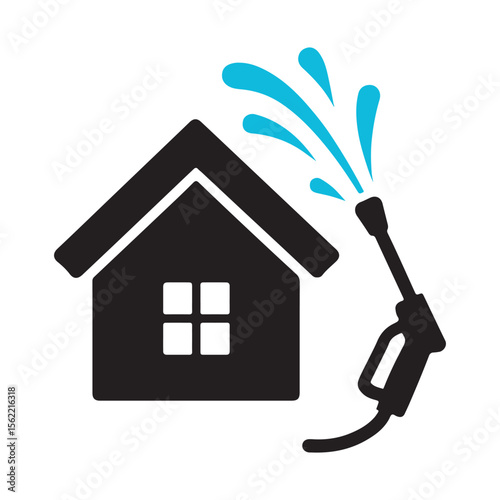 Professional Pressure Washing & House Cleaning Services Logo Icon