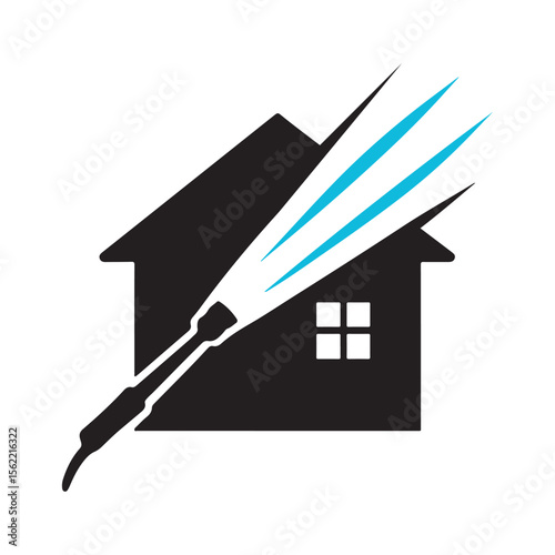 Professional Pressure Washing & House Cleaning Services Logo Icon