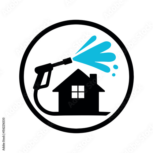 Professional Pressure Washing & House Cleaning Services Logo Icon