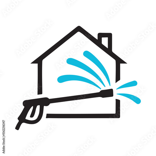Professional Pressure Washing & House Cleaning Services Logo Icon