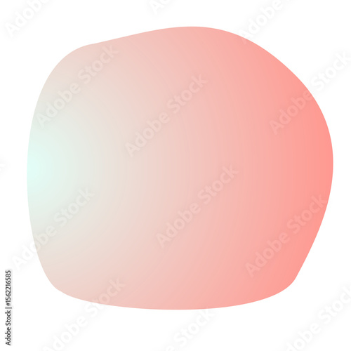 pink paper speech bubble