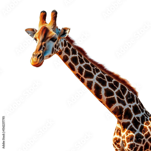 Giraffe with transparent background PNG and JPEG image for your business