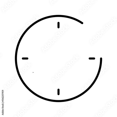24/7 News Coverage Icon Vector. 24-Hour News Logo