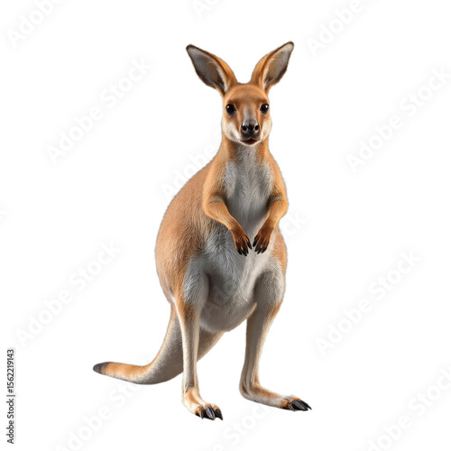  kangaroo with baby with transparent background PNG and JPEG image for your business