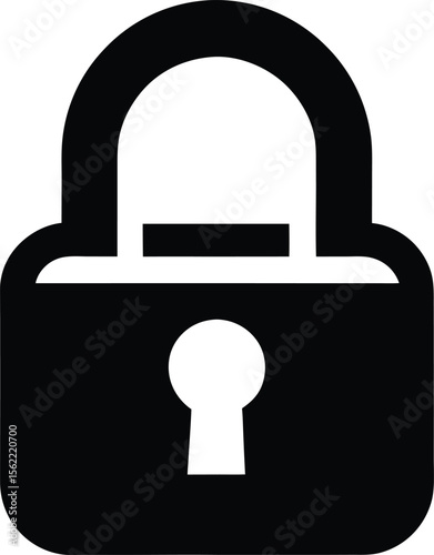 lock icon vector illustration isolated