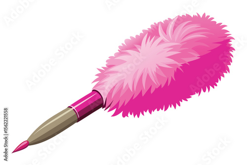 Pink Fluffy Duster Cleaning Supplies for a Sparkling Home