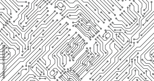 Vector circuit for communication technology background concept. 