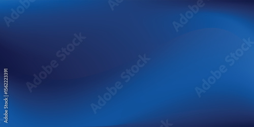 Gradient blue abstract background with a soft curve and smooth lighting.